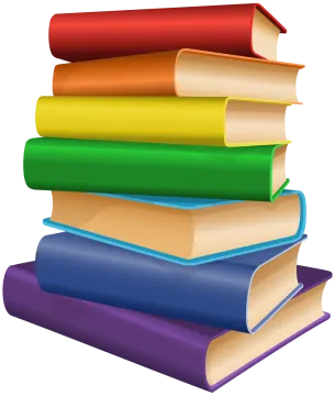 a stack of books