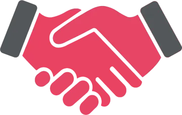 two hands shaking over each other hands