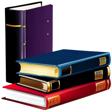 a stack of books