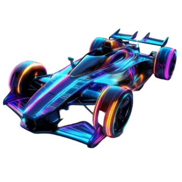 an image of a futuristic race car