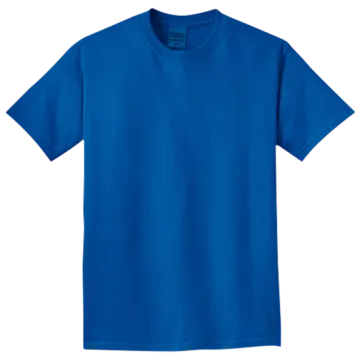 a blue t - shirt on a white background