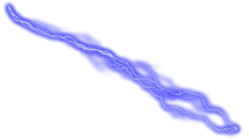 a lightning bolt on a white background