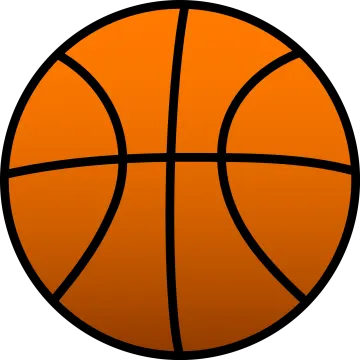 a basketball ball on a white background