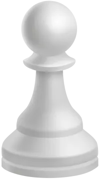 a white chess piece