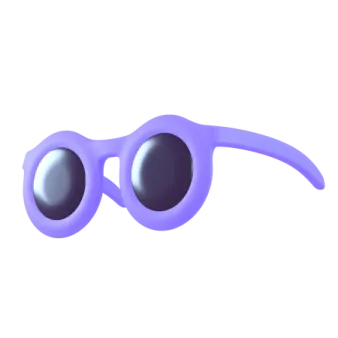 a pair of sunglasses on a white background