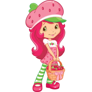 strawberry short hair clipart