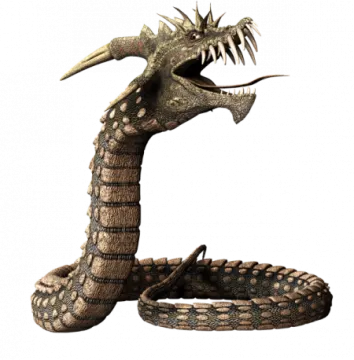 an image of a dragon with its mouth open