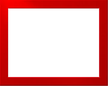 a red frame on a white background