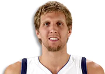 a man wearing a white jersey and blue shorts