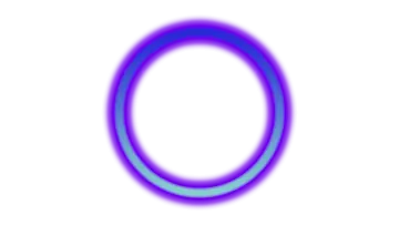 a purple and blue circle on a white background