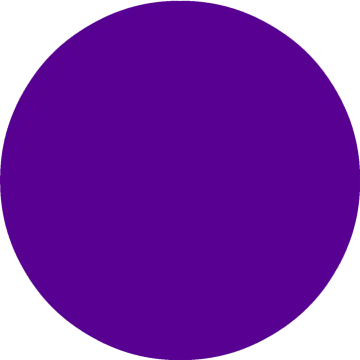 a purple circle on a white background