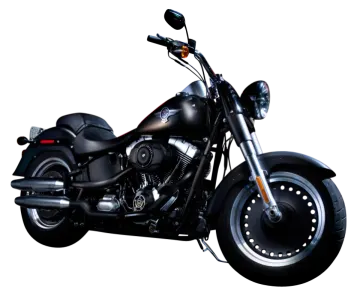 a black motorcycle on a white background