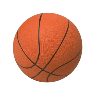 a basketball ball on a white background