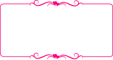 a pink frame on a white background