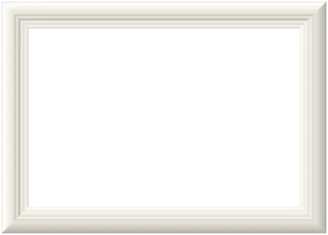 an empty picture frame with a white background