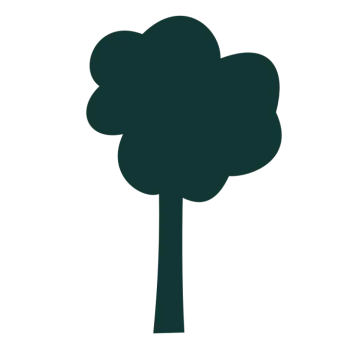 a black and white silhouette of a tree