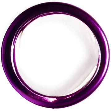 a purple ring on a white background