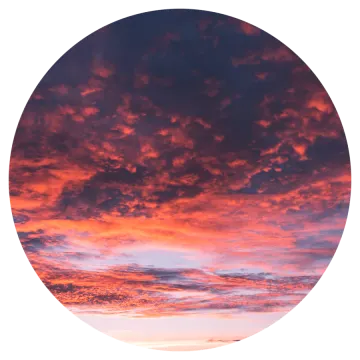 the sky is pink and orange