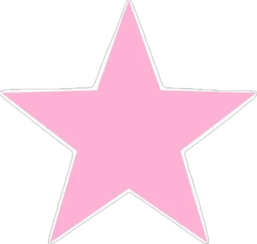 a pink star