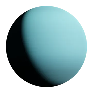 a black and blue sphere on a white background