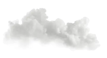 a cloud on a white background