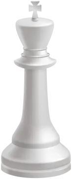 a white chess piece