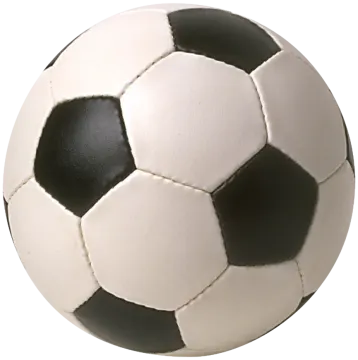 a soccer ball on a white background