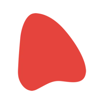 a red heart on a white background