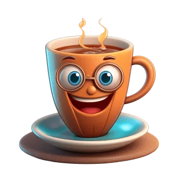 a cup of coffee with a smiling face