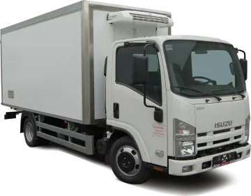 the truck is white