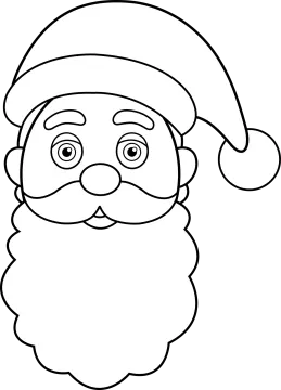 santa claus coloring pages