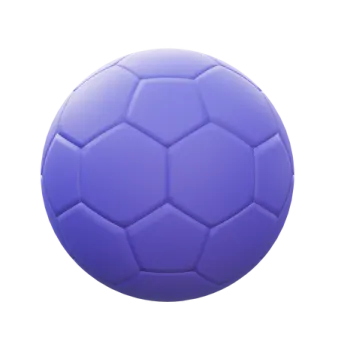 a soccer ball on a white background
