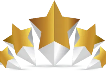 a group of five gold stars