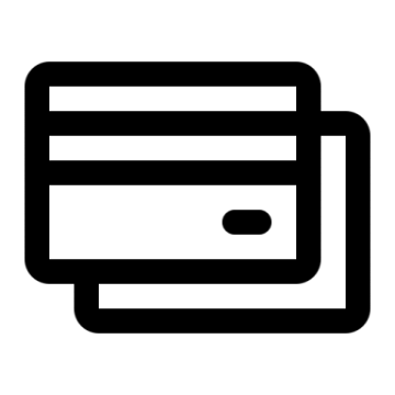 a credit card icon