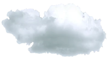 a white cloud in the sky