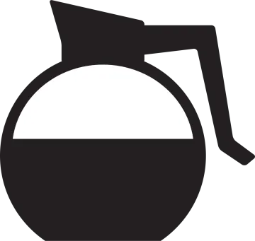 a black and white silhouette of a grenade