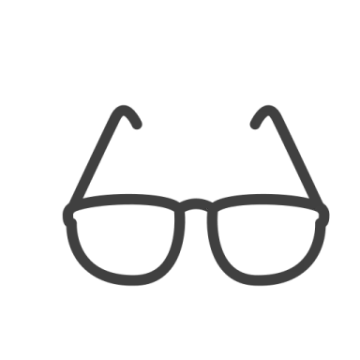 a pair of glasses icon