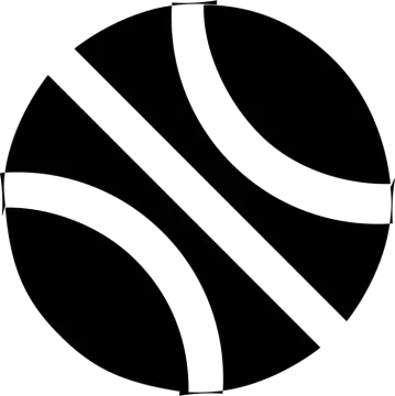 a black and white logo