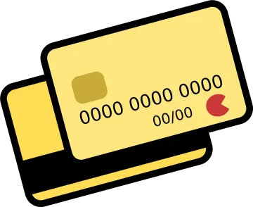a credit card with a heart on it
