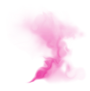 pink smoke on a white background
