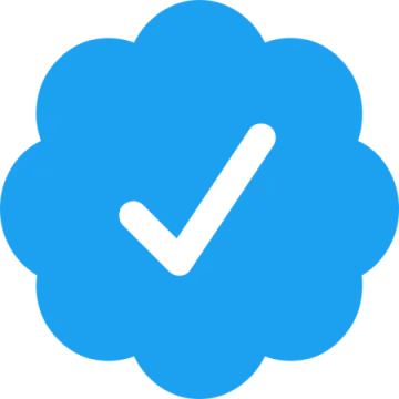a blue cloud with a check mark on it