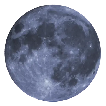 a full moon with a white background