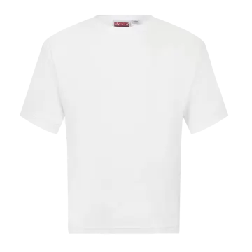 a white t - shirt with a logo on the front