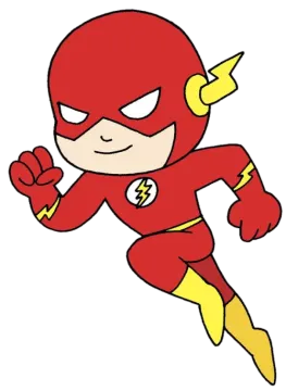 a drawing of the flash