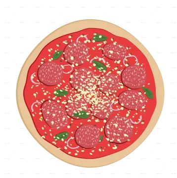 a pizza with pepper and cheese on it