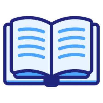 an open book icon
