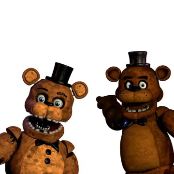 two brown teddy bears wearing top hats