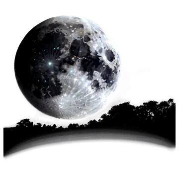 a black and white photo of the moon