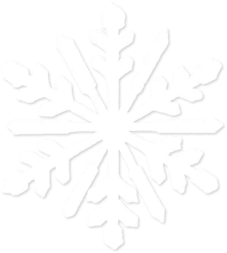 a white snowflake is shown in the center of this image
