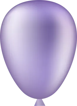 a purple balloon